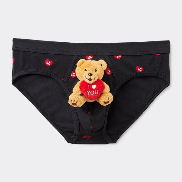 Intimissimi I Love You Plush Toy Superior Cotton Briefs - Picture 4 of 6